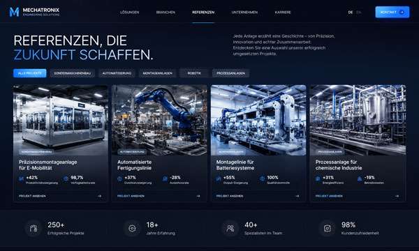 Website Referenzdarstellung