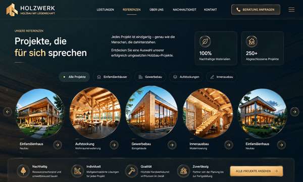 Website Baubranche