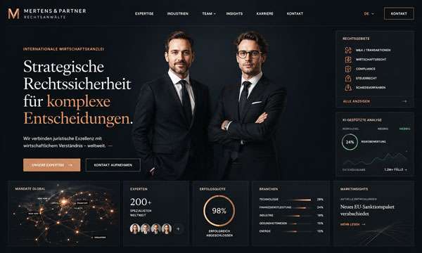 Website Rechtsanwälte