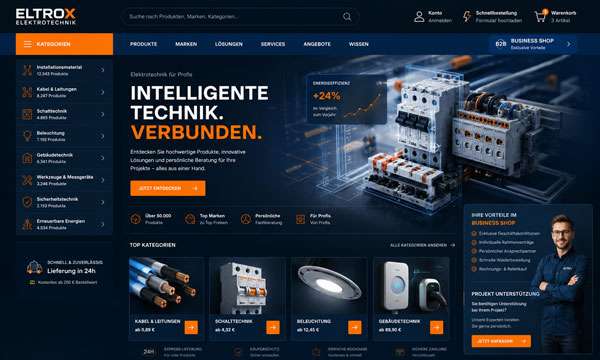 Webdesign Elektrotechnik