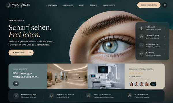 Webdesign Augenzentrum