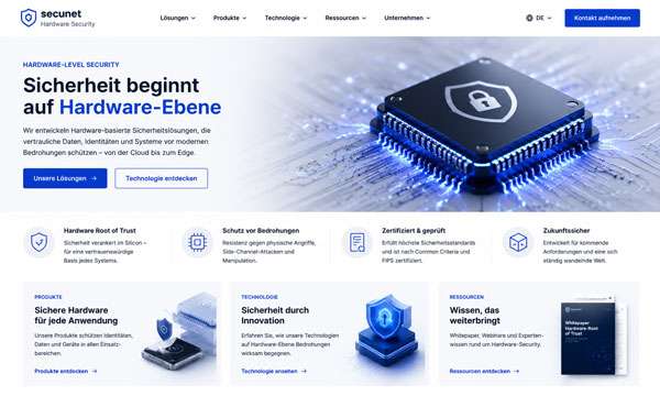 Modernes Webdesign