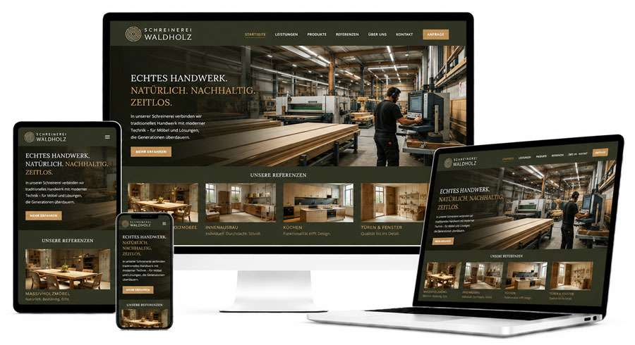 verkaufsstarke Website