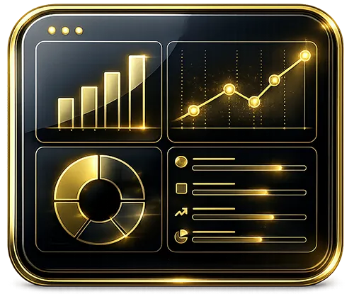 Symbol für Unternehmensstrategie, Content-Marketing und Unternehmenswachstum