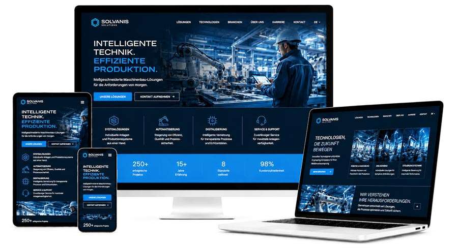 Professionelles Webdesign von Business Presenter