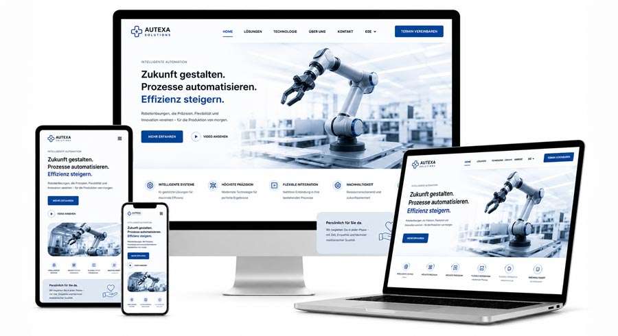 Professionelles Webdesign von Business Presenter