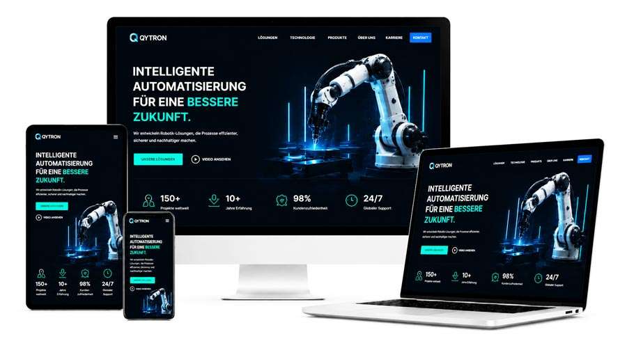 Professionelles Webdesign von Business Presenter