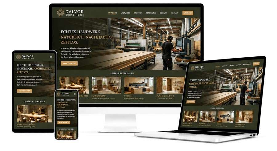 Professionelles Webdesign von Business Presenter