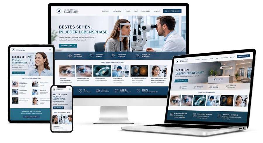 Professionelles Webdesign von Business Presenter