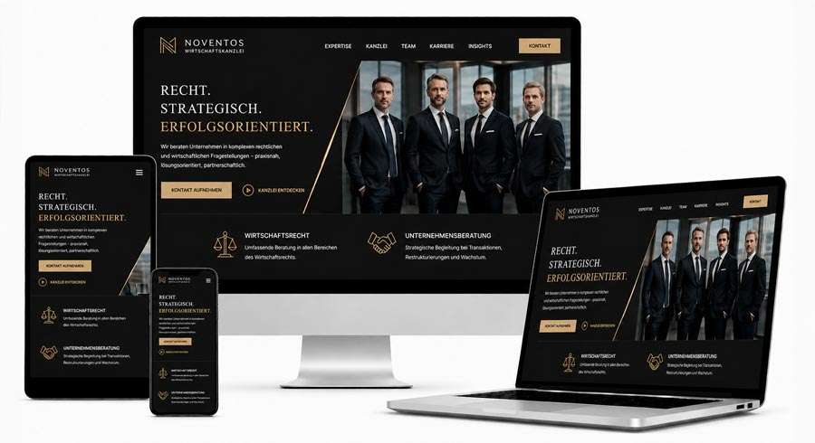 Professionelles Webdesign von Business Presenter