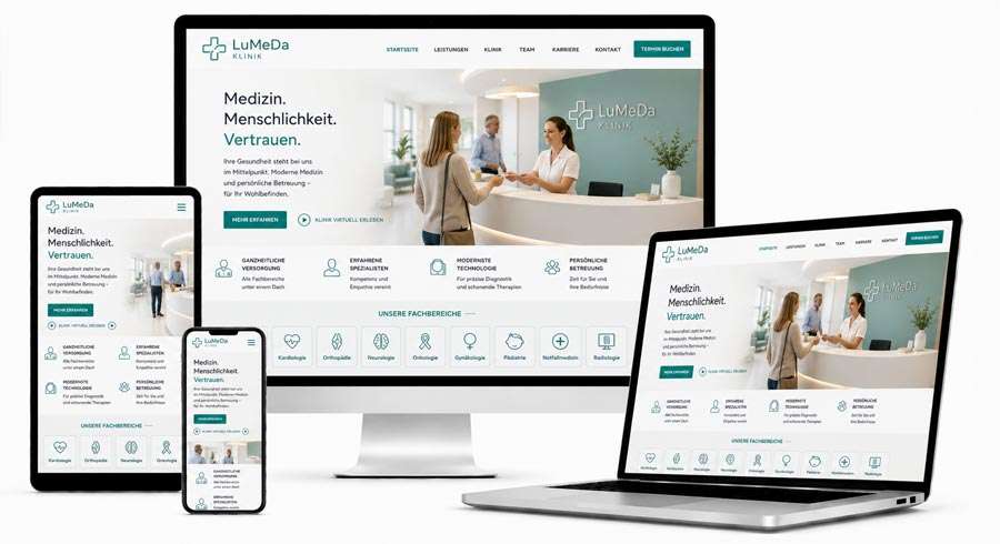Professionelles Webdesign von Business Presenter